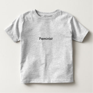 Camiseta de la feminista del niño