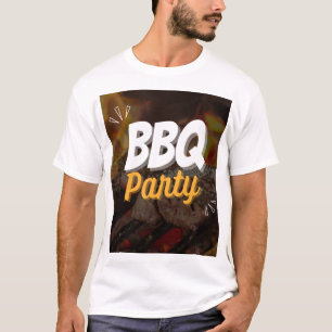 Camiseta de la fiesta de barbacoa del 4 de julio
