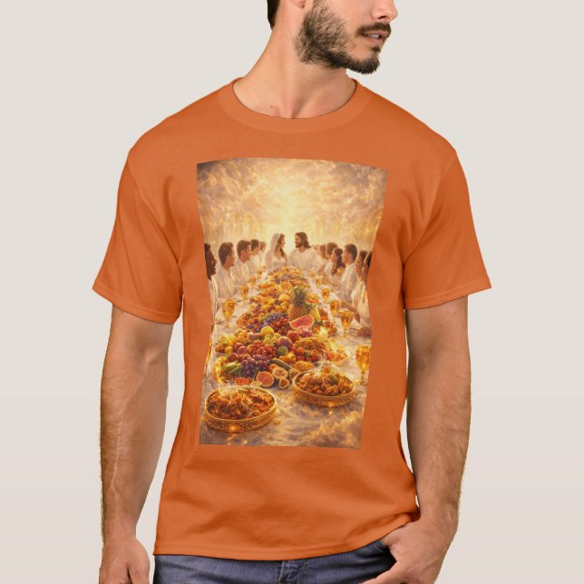 Camiseta de la fiesta de bodas del Cordero (Anverso)