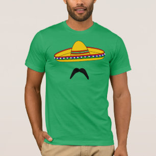 Camiseta de la fiesta de Cinco de Mayo del bigote