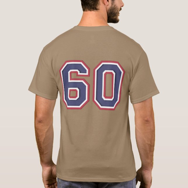 Camiseta de la fiesta de cumpleaños número 60 (Reverso)