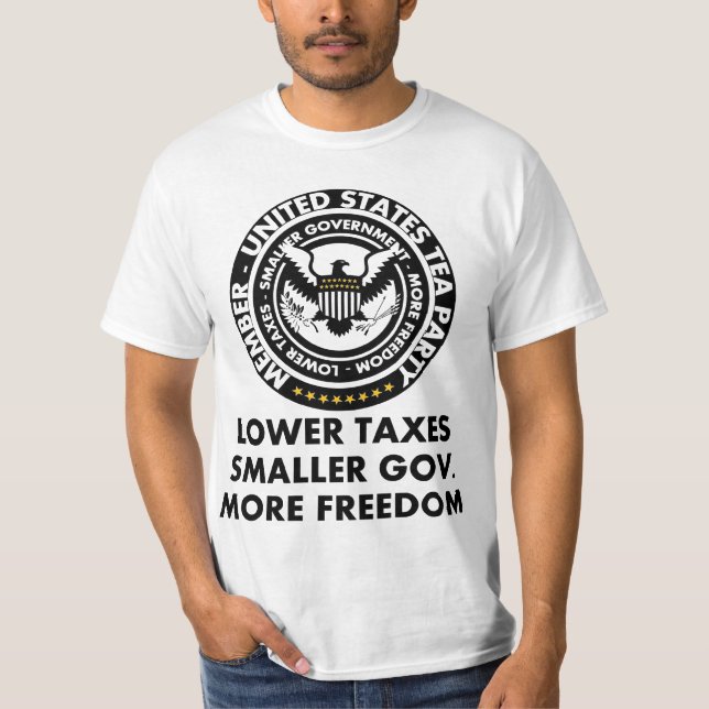 Camiseta de la fiesta del té (Anverso)