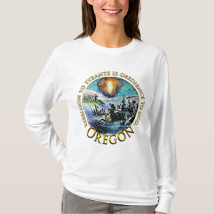 Camiseta de la fiesta del té de Oregon