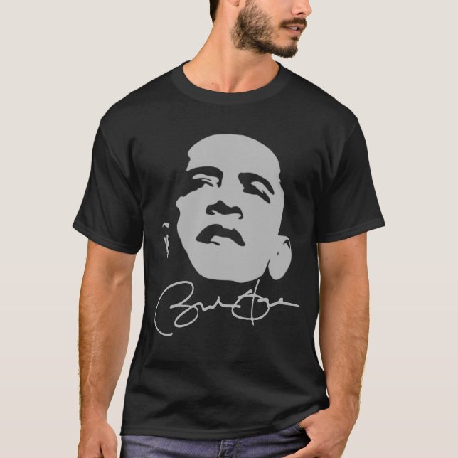 Camiseta de la firma de Obama (Anverso)
