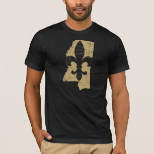 Camiseta de la flor de lis