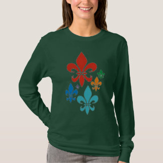 Camiseta de la flor de lis - modificada para