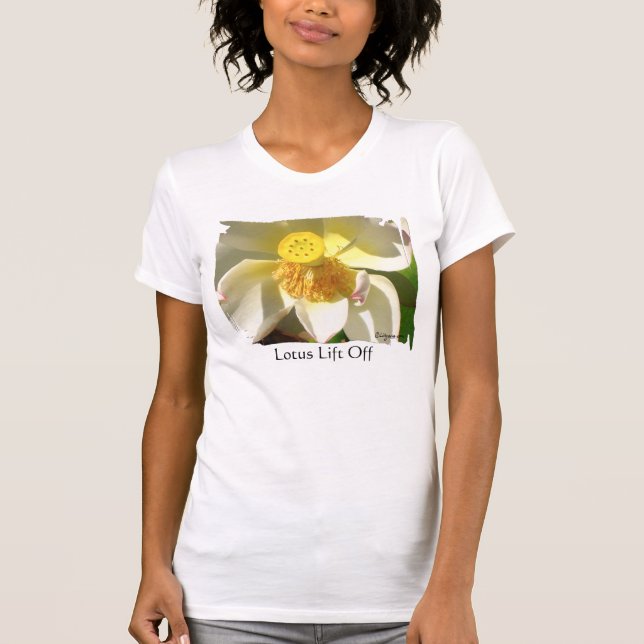 Camiseta de la flor de Lotus Lift Off (Anverso)