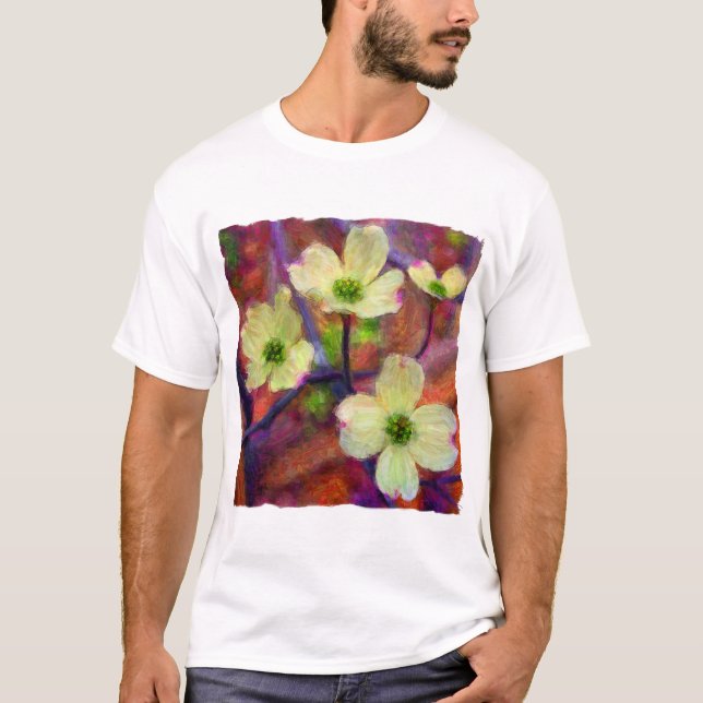 Camiseta de la flor del Dogwood (Anverso)