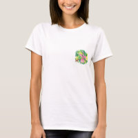 Camiseta de la flor del hibisco