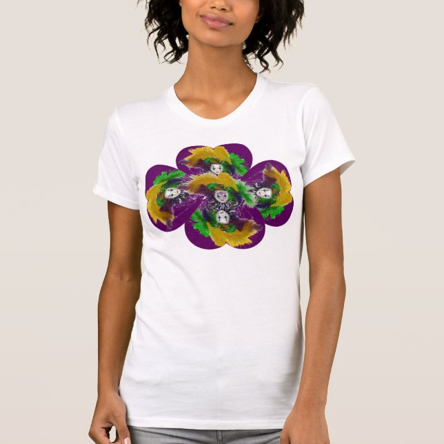 Camiseta de la floración del carnaval (Anverso)