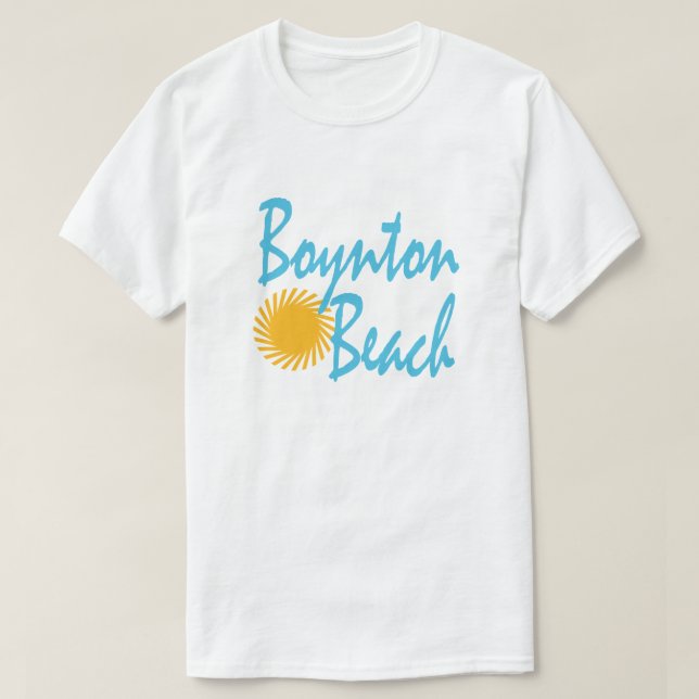 Camiseta de la Florida de la playa de Boynton (Diseño del anverso)