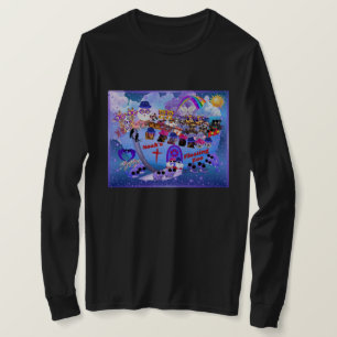 Camiseta de la flotante zoo de Noé