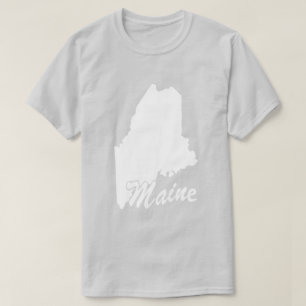 Camiseta de la forma del Maine