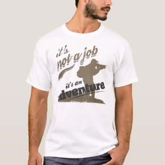 camiseta de la fotografía no es un trabajo que es