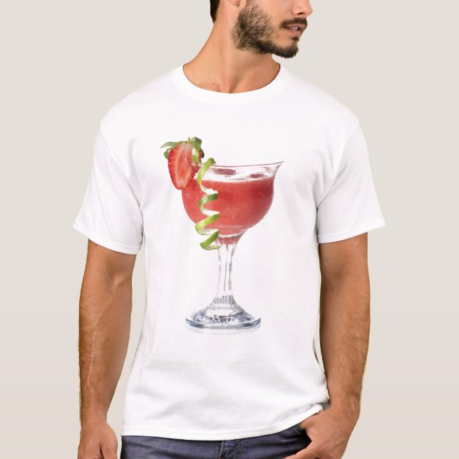Camiseta de la fresa del daiquirí (Anverso)