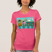 Camiseta de la fuente retro soda