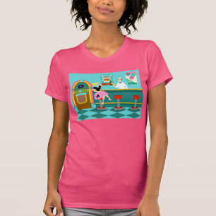 Camiseta de la fuente retro soda
