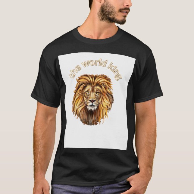 Camiseta de la fuerza del león (Anverso)