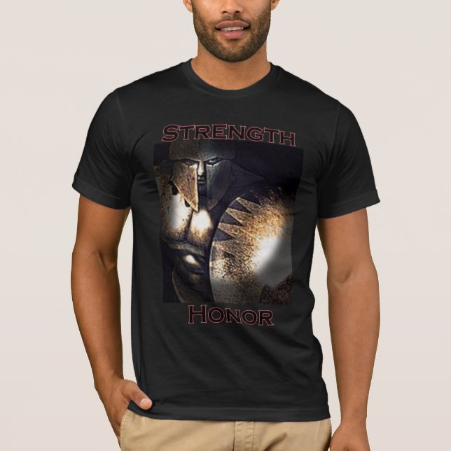 Camiseta de la fuerza y del honor (Anverso)