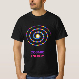 Camiseta de la Galaxia del Arcoíris de Energía Cós