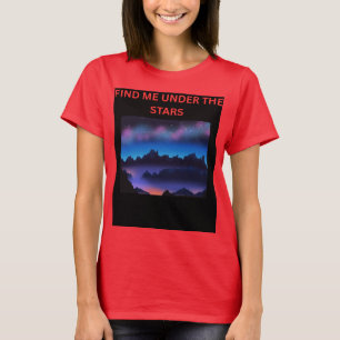 Camiseta de la Galaxia 'Encuéntrame Bajo las Estre