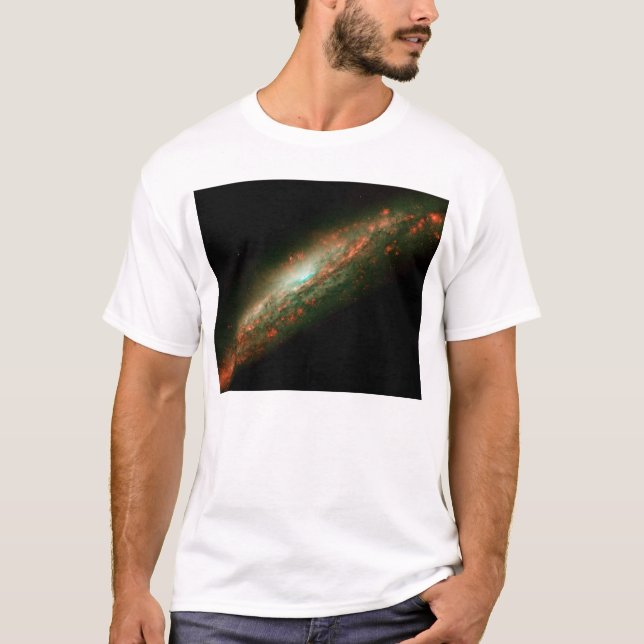 Camiseta de la galaxia NGC 3079 (Anverso)
