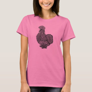 camiseta de la gallina del silkie