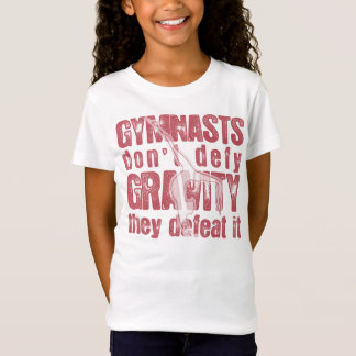 Camiseta de la gimnasia de los niños