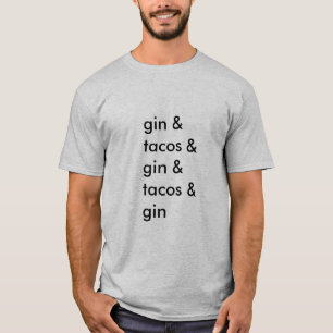 Camiseta de la ginebra y del Tacos (hombres