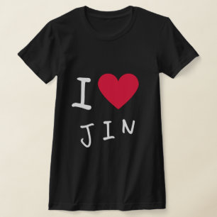 Camiseta de la gira de conciertos I Love Jin