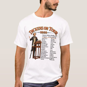 Camiseta de la gira de lectura de Charles Dickens