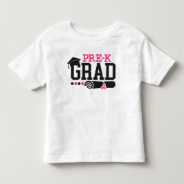 Camiseta de la graduación de Pre-k, graduación de