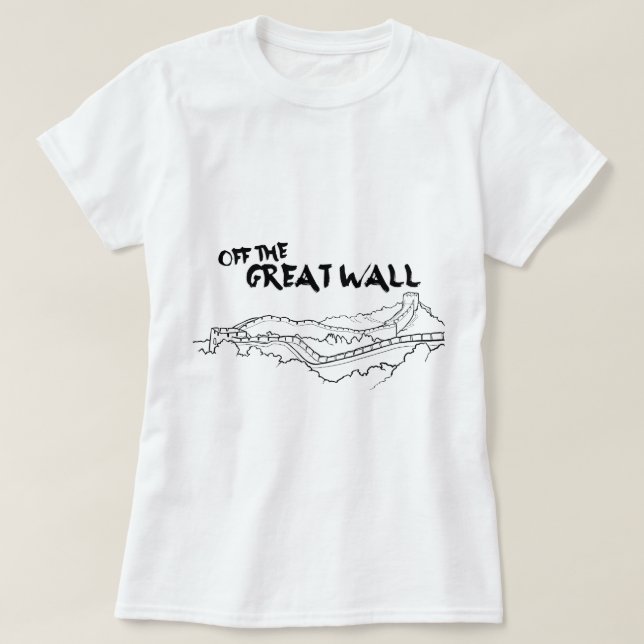 Camiseta De la Gran Muralla (Diseño del anverso)