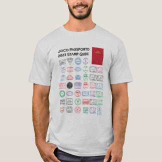 Camiseta de la guía de sello JoCo Passporto 2023
