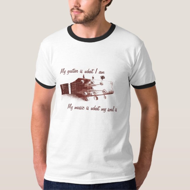 Camiseta de la guitarra acústica (Anverso)