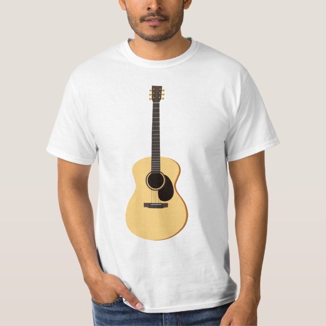 Camiseta de la guitarra acústica (Anverso)
