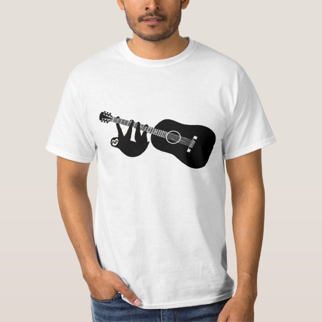 camiseta de la guitarra de la pereza (Anverso)