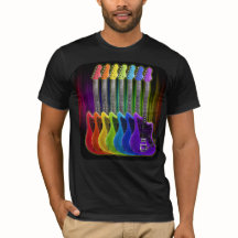 Camiseta de la guitarra eléctrica del espectro del