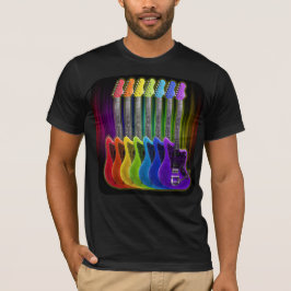 Camiseta de la guitarra eléctrica del espectro del