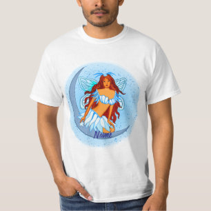 Camiseta de la Hada de la Luna Azul Nocturna