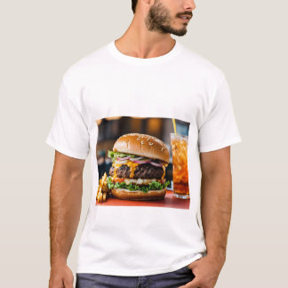 camiseta de la hamburguesa