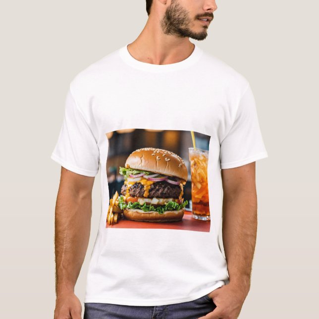 camiseta de la hamburguesa (Anverso)