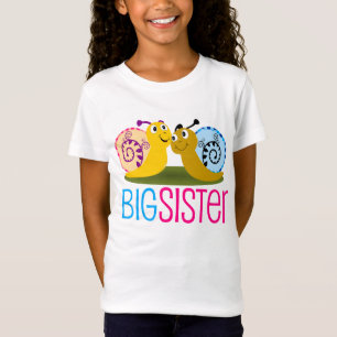 Camiseta de la hermana grande y del caracol Adorab