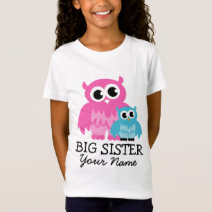 Camiseta de la hermana mayor con personalizado de