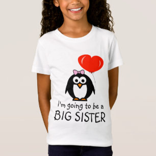 Camiseta de la hermana mayor para hermanos   perso