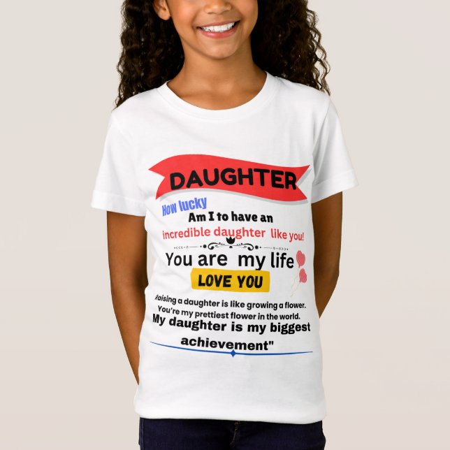 Camiseta de la hija. (Anverso)