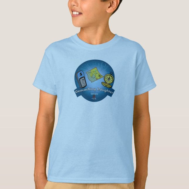 Camiseta de la hija de Geocaching (Anverso)
