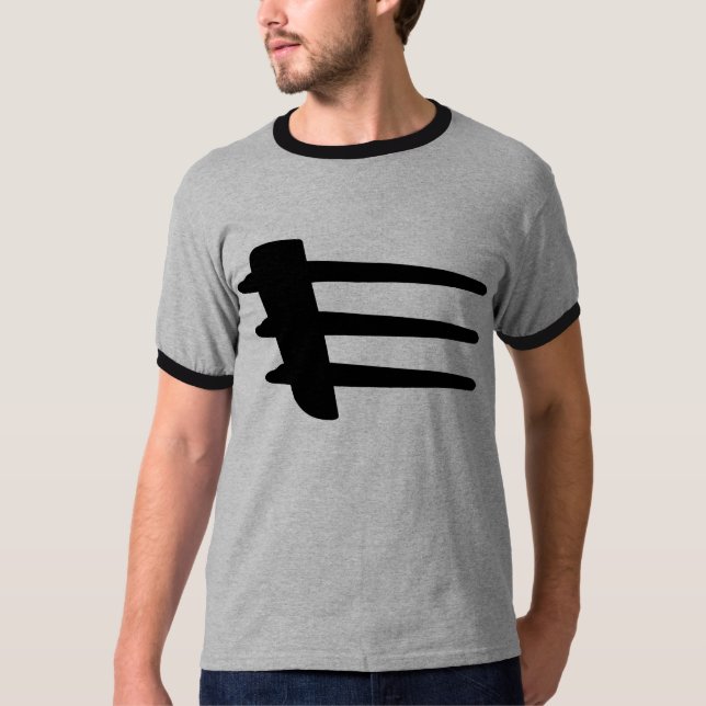 Camiseta de la hilada del lado del tiroteo de (Anverso)