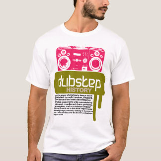 Camiseta de la historia de Dubstep (NUEVA)