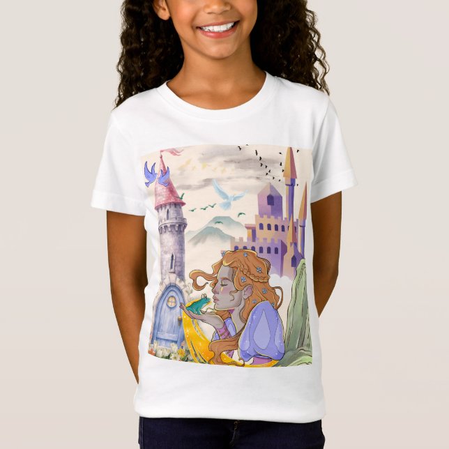 Camiseta de la historia del castillo de la princes (Anverso)